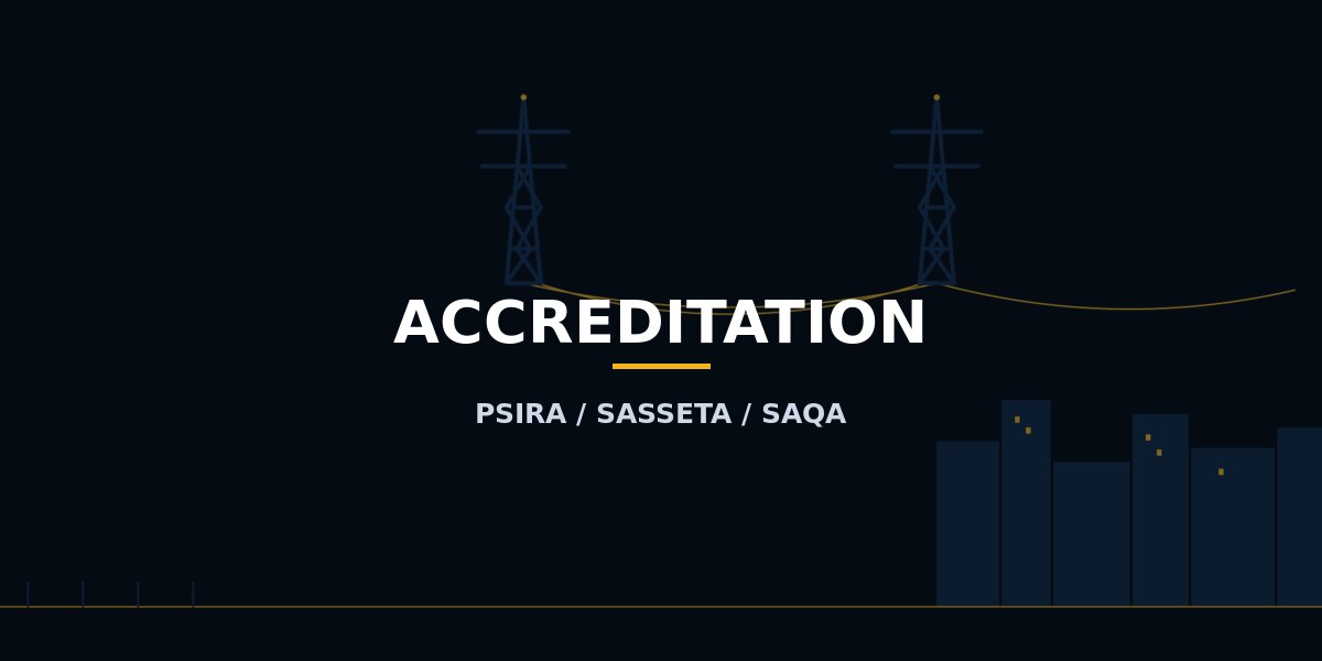 PSIRA SASSETA SAQA accreditation explained
